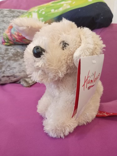 Hamleys white dog - dog, with