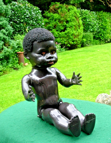 Vintage black baby doll - vintage,