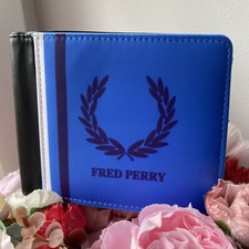 Fred Perry Blue, Purple & White Men’s Wallet