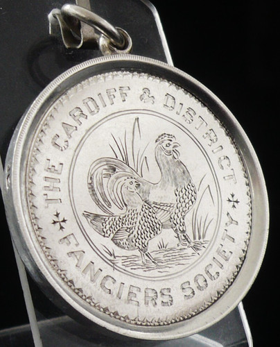 Antique sterling silver medal - sterling,