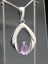 925 Silver Amethyst Open