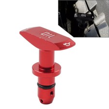 Red Engine Oil Dipstick Pull Handle Replace For Ford Mustang GT V8 GT500 1999-11