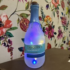 Tarquins Cornish 'Spirit of Christmas' Gin Empty Bottle with coloured LED Lights