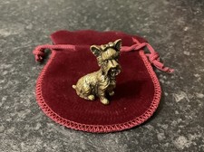 Lucky miniature brass - brass, yorkie