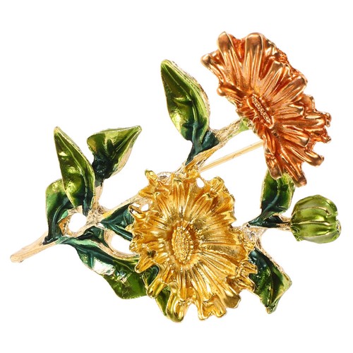 Chrysanthemum flower brooch - chrysanthemum,