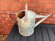 VINTAGE GALVANISED WATERING CAN FOR PLANTS AND FLOWERS