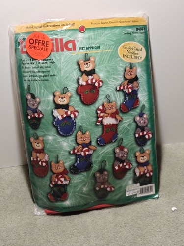 Vintage bucilla felt applique - felt,