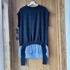 Zara Black Sleeveless Jumper