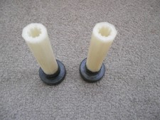 Two dispensing heads / bolts from ?Carpigianni soft serve whip ice cream machine