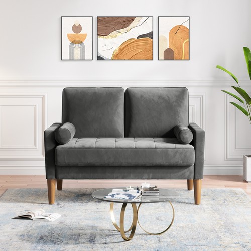 Seater velvet sofa with - velvet,