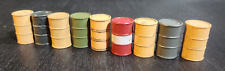 OIL DRUMS SET OF 9 SMALL 1"