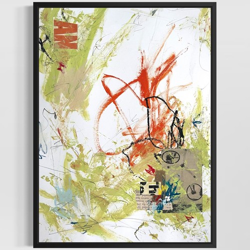 Original abstract modern art - abstract,