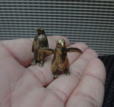 Pair of Mini Brass Penguin