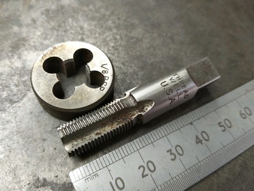 Bsp tap die 1 od - bsp, 1"