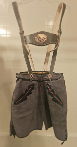 Vintage leather grey - vintage,