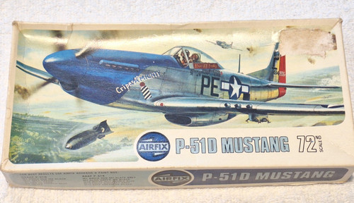 51d mustang 72 airfix - p-51d,
