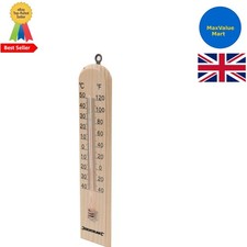 Compact Wooden Thermometer for
