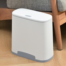Narrow Gap Oval Trash Bin