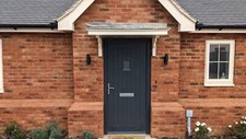 Front door canopy ledge type - door,