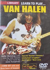 LICK LIBRARY Learn To Play VAN HALEN Hot for Teacher Lesson Riffs GUITAR DVD
