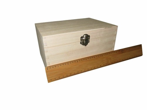 Wooden treasure chest storage - wooden,
