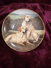 Labrador's "Golden Companions" Collector Plate Franklin Mint Ltd