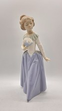 Lladro Nao Lady With Fan