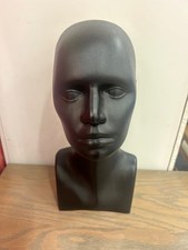 UNBRANDED Black Mannequin Head Display Stand For Wigs/Hats 39 cm (H6)- CG R34