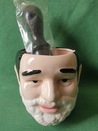 Vintage ceramic head - vintage, head-shaped