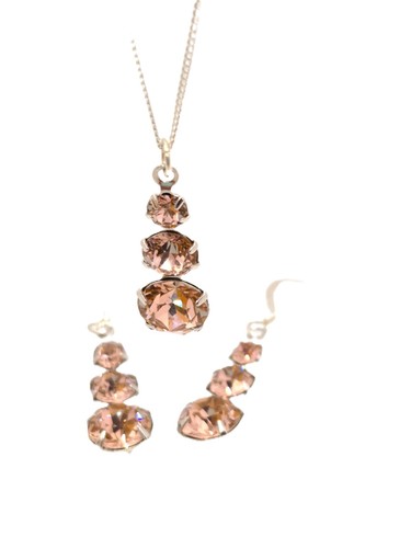 Stone pendant necklace and - pendant,