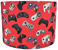 Red gaming lampshade - red,