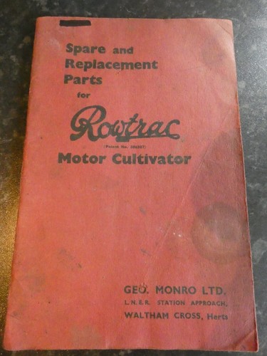 Rowtrac motor cultivator - rowtrac,