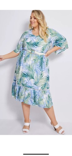 Plus size womens dress - -,