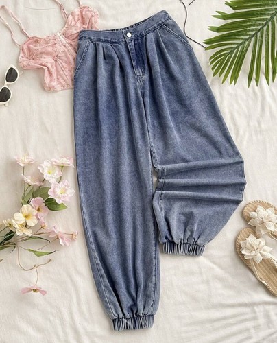 Shein bubble hem pants - shein,