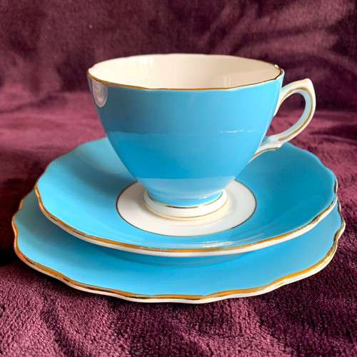 Colclough harlequin blue bone - colclough,