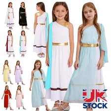 Kids Girls Ancient Greek Toga