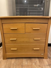 Mamas & Papas Solid Oak Chest of Drawers Baby Change Table Ocean Range RRP £275