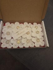 Crochet Flowers X 16  In A Box