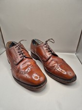 LOAKE & SONS Braemar Mens Shoes Leather Lace Up Brown Derby Brogues LOAKES UK 11