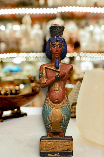 Handcrafted akhenaten statue - akhenaten,