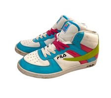 Mens white vintage retro FILA