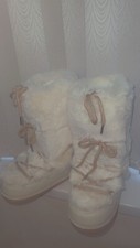 faux fur snow boots Yeti Boots Ski Boots White Fur High Boots