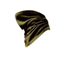 Original British army surplus headover snood scarf oilve green WOOL