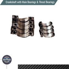 Crankshaft with Main Bearings & Thrust Bearings fo BMW N47D20A