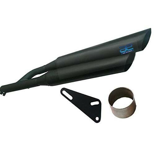 Double barrel dual pipe empty - barrel,