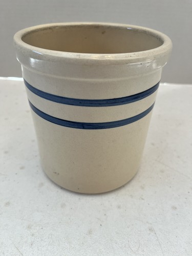 Vtg marshall pottery crock - pottery,