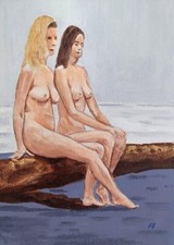 Original painting nude naked
