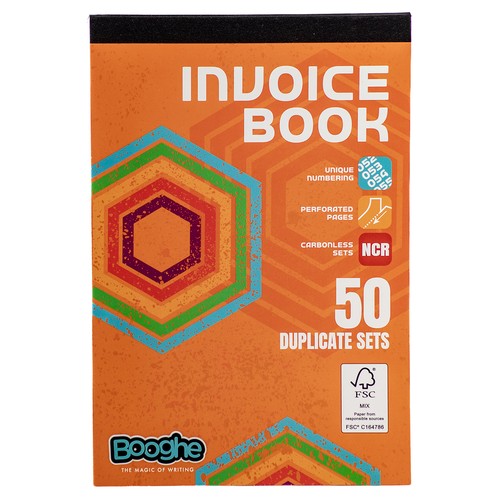 Duplicate invoice book ncr - book,