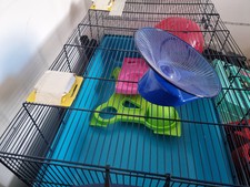 Large Syrian Hamster Cage With Accessories. 