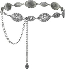 Gold Belt,Western Metal Concho